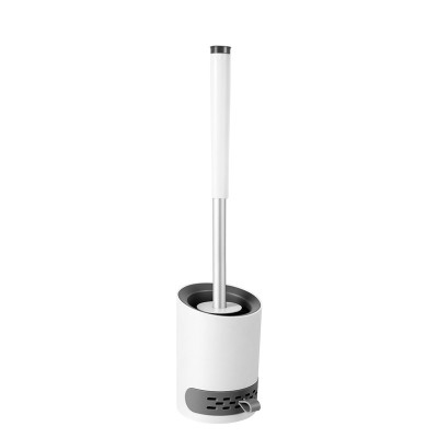 Best Selling  Anti bacteria Silicone  Deep Cleaning Toilet Brush with Holder Set for Bathroom