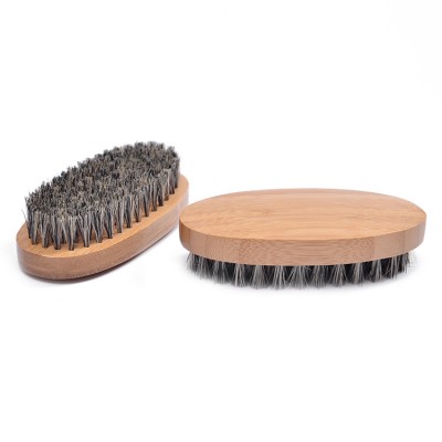 Face Wash Cleaner Professional Portable Wooden Bristles Beard Brush Comb Cleansing Wood Facial Brush